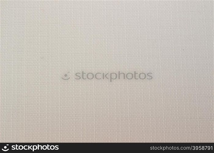 Rustic canvas fabric texture in white color.