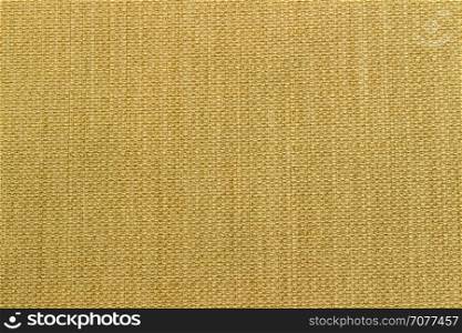 Rustic canvas fabric texture in Yellow color.
