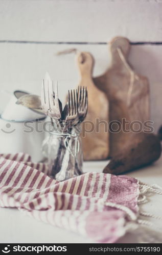 Rustic dinnerware