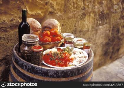 Rustic Italian Picnic Lunch