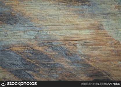 rustic scratched cutting board with grunge painting