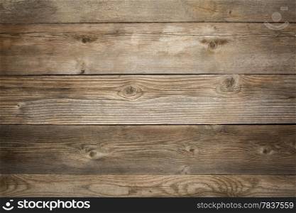 rustic weathered wood background with grain and knots