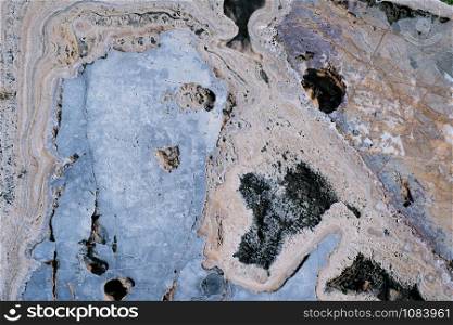 Rusty brown stone surface texture background close up