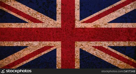 Rusty Flag Of Great Britain. Flag Series - see more in my portfolio.