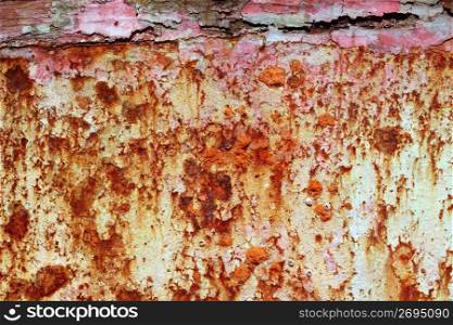 rusty grunge aged steel iron paint oxidized texture background