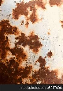 Rusty metal background. Rusty old metal background. Rusted surface texture. Dirty vintage grunge pattern