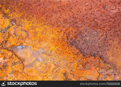 Rusty metal texture background for interior exterior decoration and industrial construction concept design.