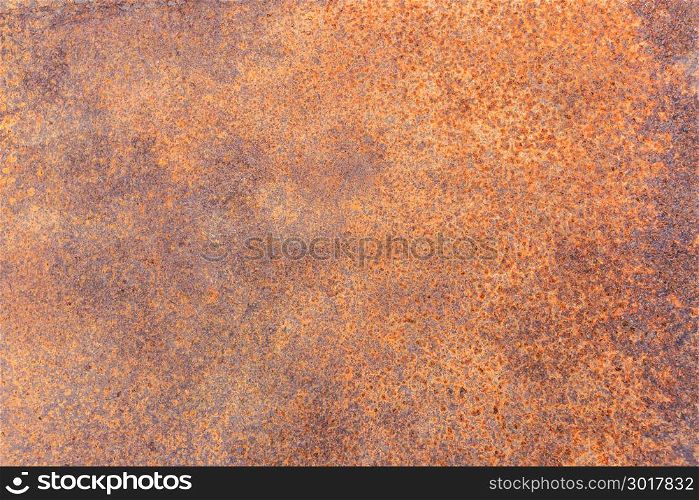 Rusty metal texture or rusty metal background for interior exterior decoration and industrial construction design. rusty metal is caused by moisture in the air.