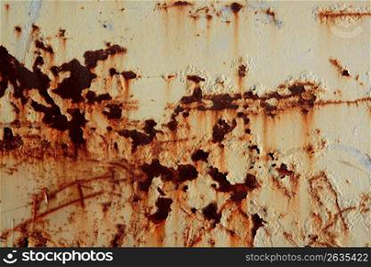 Rusty steel texture, marine environment rusted metal surfaces