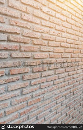 Rusty vintage brick wall background