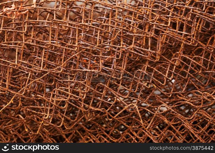 Rusty Wire Mesh for background use