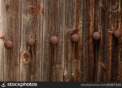 Rusty wooden door to use for wallpaper