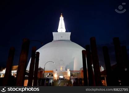 Ruvanvalisaya, the Maha Vihara, Anuradhapura, Sri Lanka