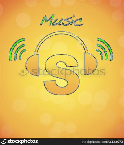 S, music logo.