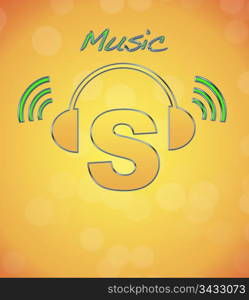 S, music logo.