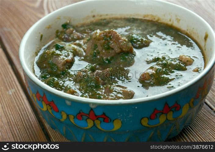 Saag Gosht - Punjabi Beef and Spinach Curry