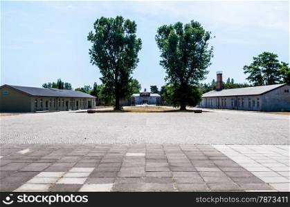 Sachsenhausen. part of the former concentration camp Sachsenhausen near Berlin