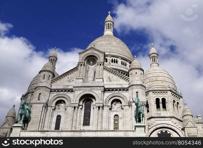 Sacre-Coeur basilica in Paris, France