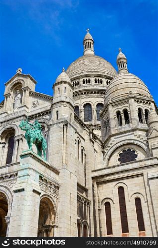 Sacre Coeur Basilique in Montmartre Paris at France