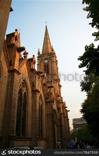 Sacred Heart catholic cathedral in the Guanzhou China