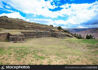 Sacsayhuaman : Inca archaeological site in Cusco, Peru