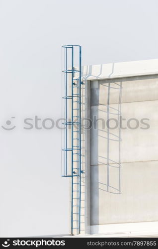 safety stairs up to the roof