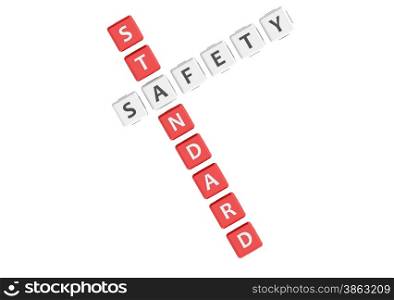 Safety standard image with hi-res rendered artwork that could be used for any graphic design.. Safety standard