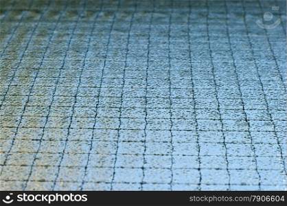 safety, wire glass, wall / blue colour for background or texture