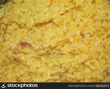 Saffron rice. Saffron rice typical Indian food