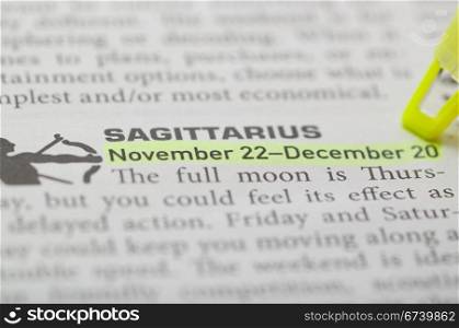 Sagittarius on November 22 to December 20
