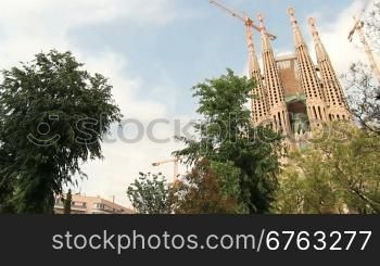 Sagrada Famflia mit BaukrSnen