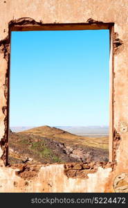 sahara africa in morocco the old contruction and historical village