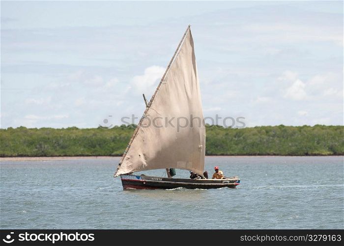 Sailboat at Manda Bay Resort