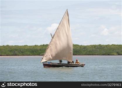 Sailboat at Manda Bay Resort