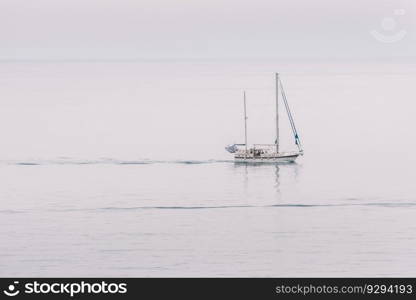 Sailboat in the sea