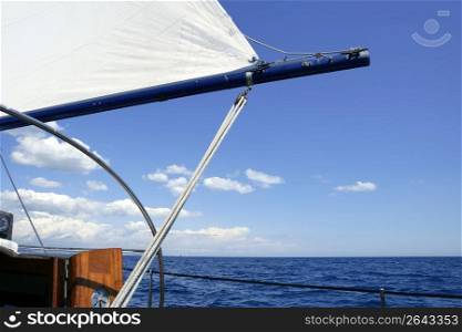 sailboat vintage sailing blue sea ocean clear summer sky
