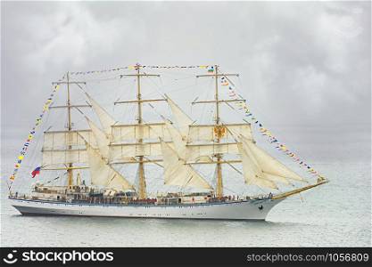 Sailing Ship in the Black Sea.