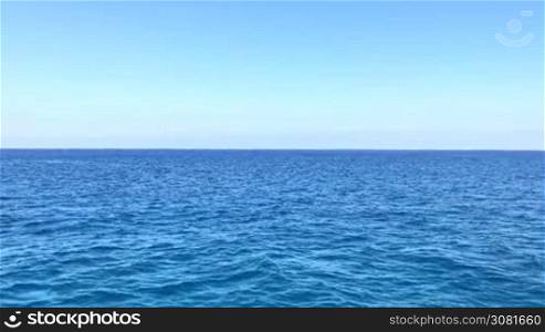 Sailing thru Mediterranean sea near Cyprus