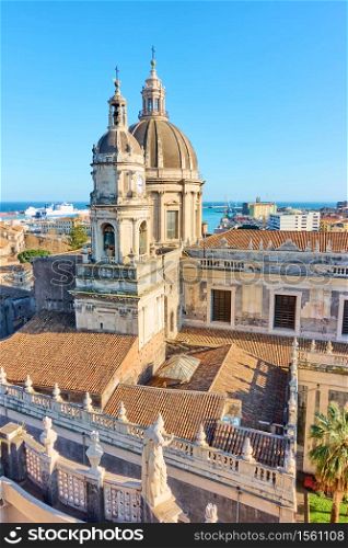 Saint Agatha Cathedral in Catania, Sicily, Italy