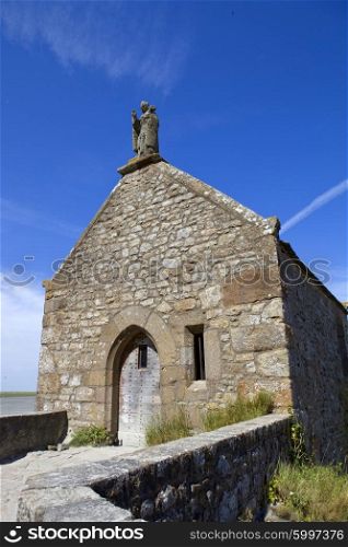 Saint Aubert Chapel, in Mont Saint Michel, France