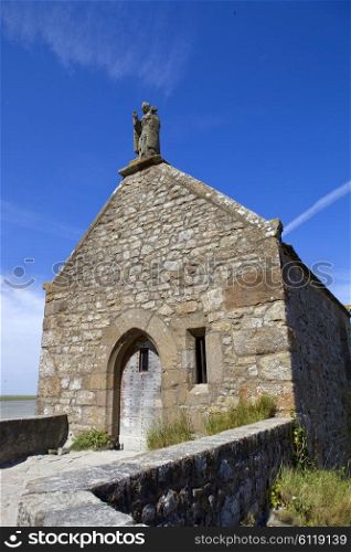 Saint Aubert Chapel, in Mont Saint Michel, France