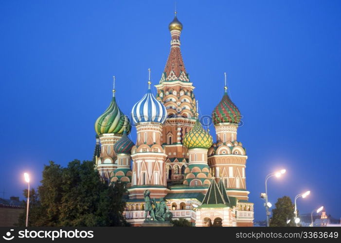 Saint Basil&rsquo;s cathedral, Moscow. Russia