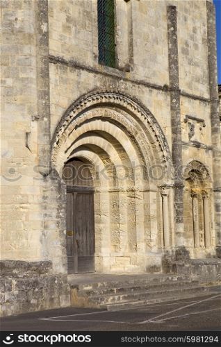 Saint Emilion ancient gothic church, Aquitaine, France