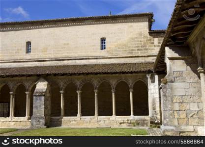 Saint Emilion ancient gothic church, interior, Aquitaine, France