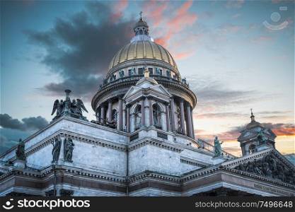 Saint Isaac&rsquo;s Cathedral. The largest Orthodox church in St. Petersburg.