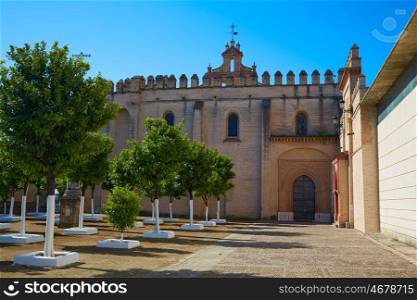 Saint Isidoro Campo Monastery in Santiponce by Via de la Plata way andalusia