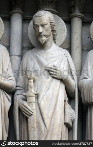 Saint James the Great, Notre Dame Cathedral, Paris, Last Judgment Portal