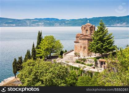 Saint John Monastery in old town, Ohrid, Macedonia