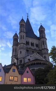 Saint Martin church in Cologne, Germany&#xA;