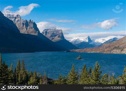 Saint Mary Lake near Sun Point Glacier National Park